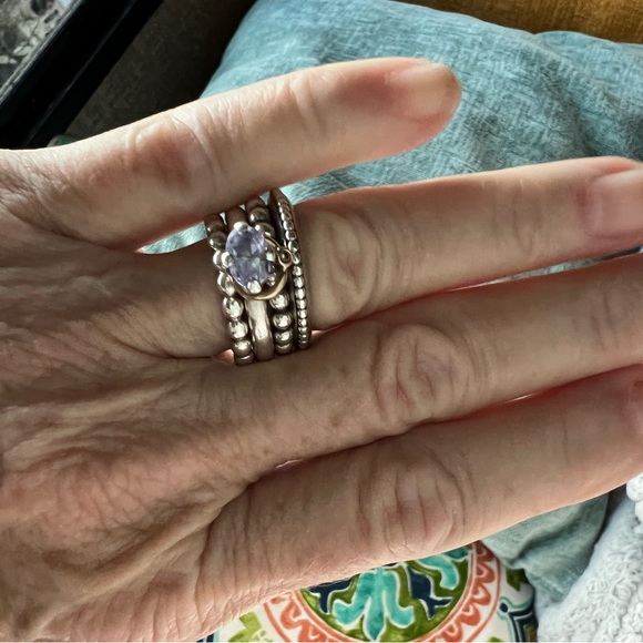 Pandora stack rings. - Picture 3 of 4